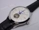 Copy Jaeger-LeCoultre SS White Face Black Leather strap (4)_th.jpg